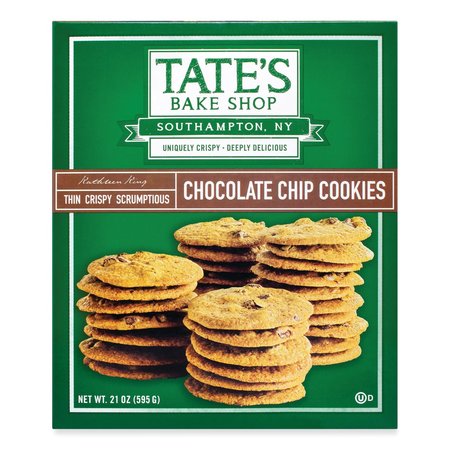 TATES BAKE SHOP Chocolate Chip Cookies, 21 oz Box 888670073155